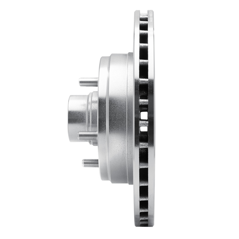 Chevrolet ASTRO Brake Rotor (1) - Front Left - R1 Concepts - Drilled & Slotted - Silver - `90-`02